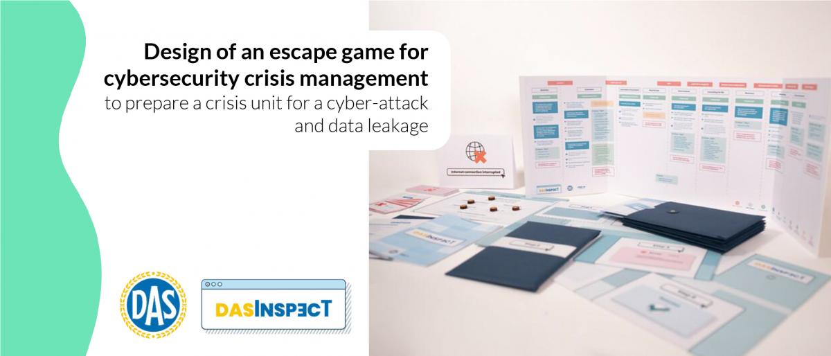 Slide 4 - Design overview of a cyber security crisis management escape game for DAS