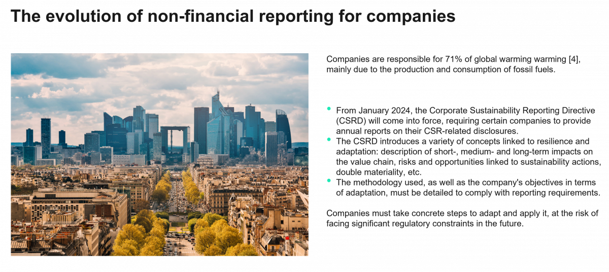 The evolution of non-financial reporting for companies