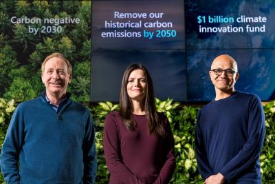 Microsoft's sustainability aims. 