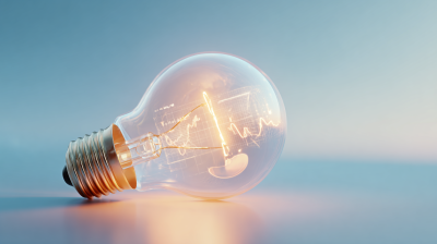 lamp bulb lighting up