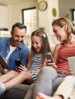 iPad en famille
