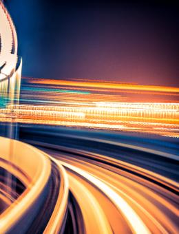 Lumières des voitures - abstract