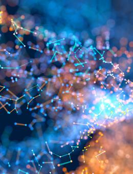 Abstract image showing connectivity of data 