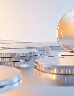 Coins over a golden/silver background