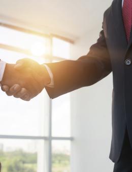 people shaking hands 