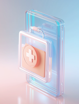 Glass-like doctor case